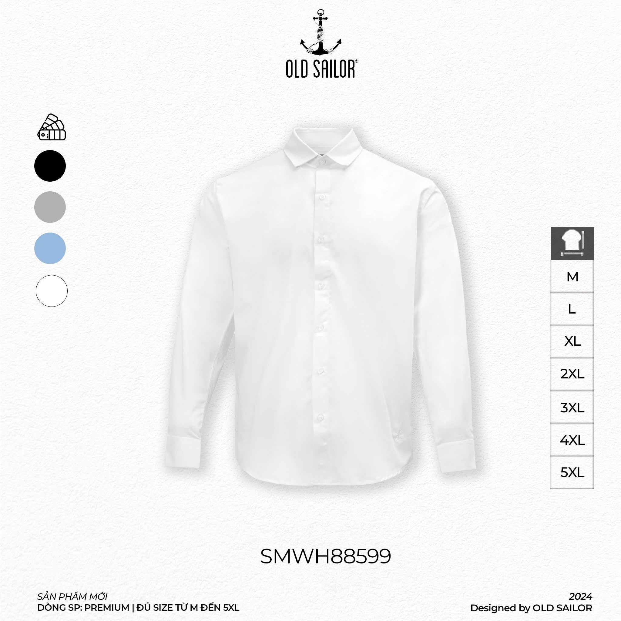  Áo Sơ Mi Nam Bamboo Premium Long Shirt - SMWH 88599 