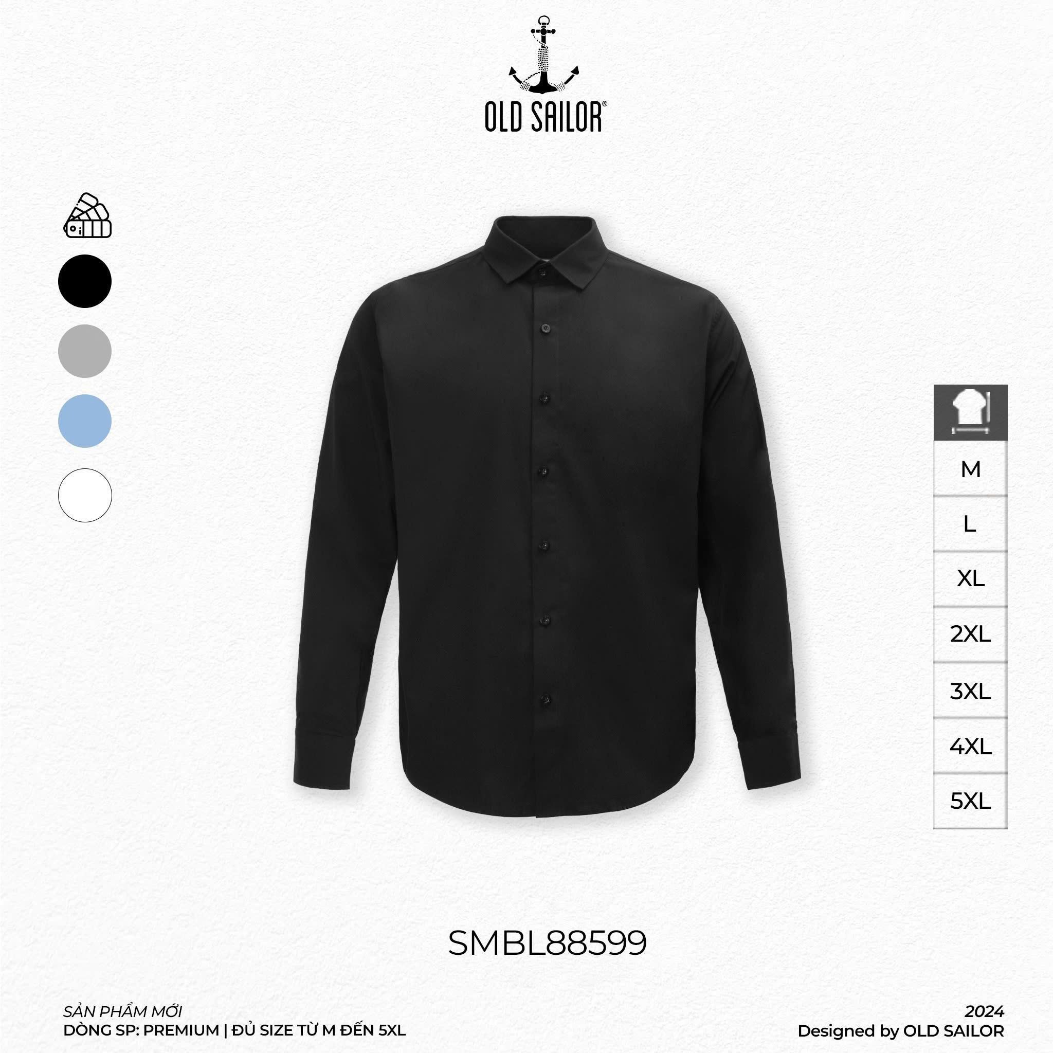  Áo Sơ Mi Nam Bamboo Premium Long Shirt - 88599 - Bigsize upto 5XL 