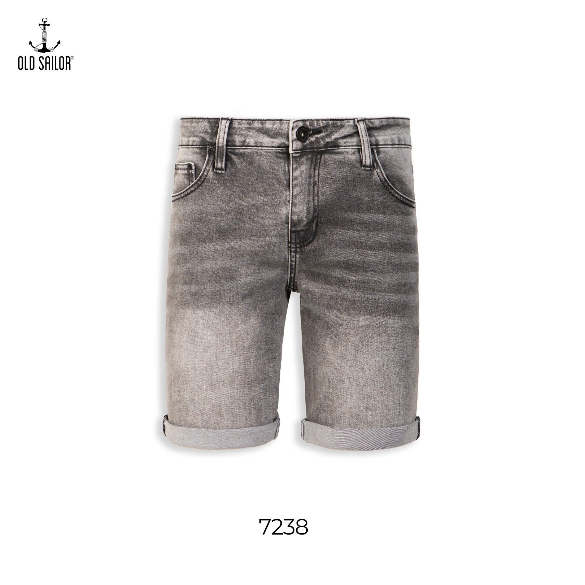  Quần Short Jeans Nam Osl Dark Short - 7238 - Bigsize upto 44 