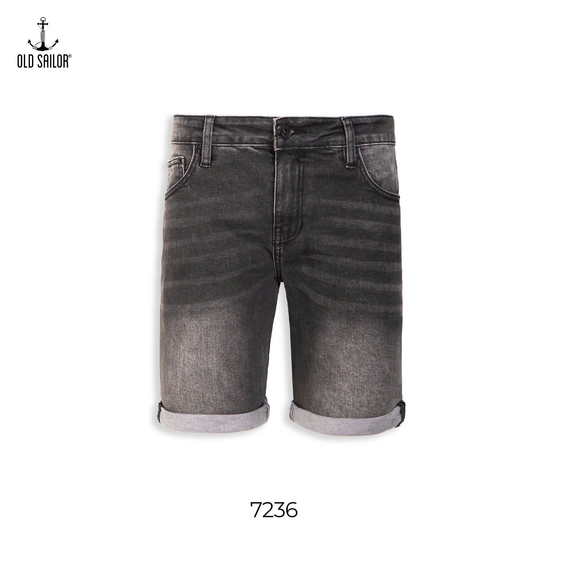  Quần Short Jeans Nam Osl Dark Short - 7236 - Bigsize upto 44 