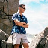  Áo Sơ Mi Hoạ Tiết Sao Biển Old Sailor - SMSB88591 - Big Size upto 5XL 