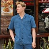  Áo Sơ Mi Cuban Cotton Denim Old Sailor - SMLD 88653 - Bigsize Upto 5XL 