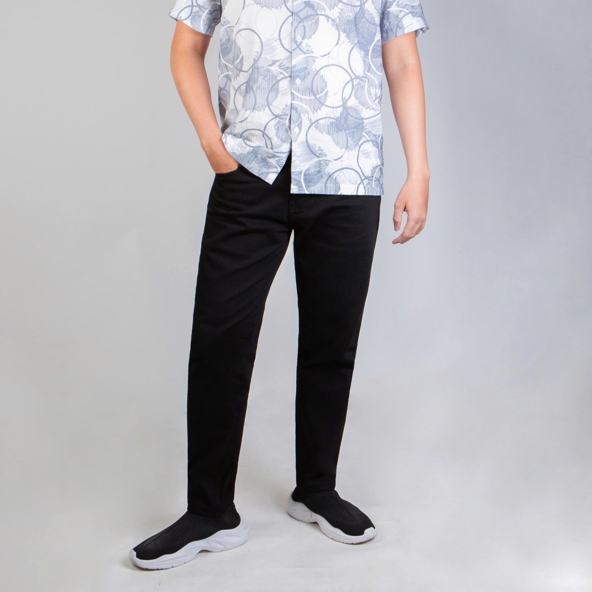  Quần Jeans Osl Deep Black 95cm Jeans - 7312 