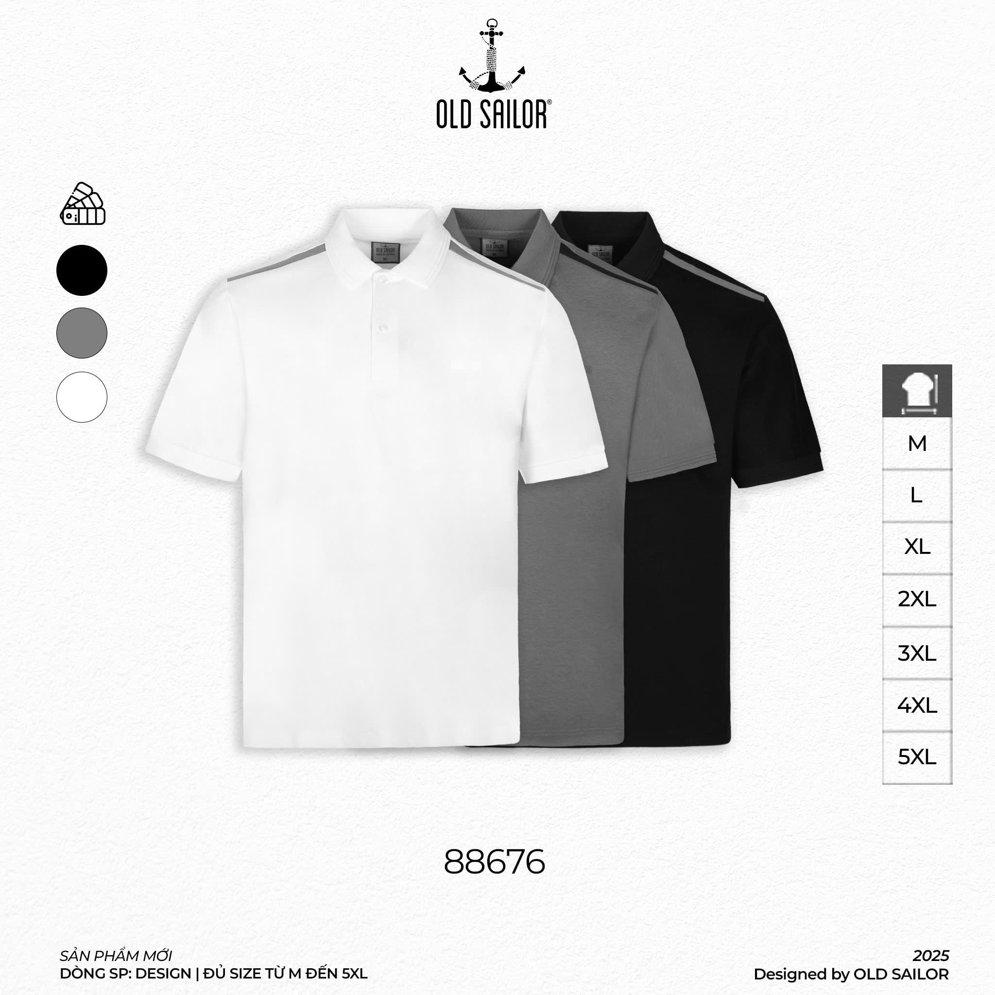  Áo Polo Osl Everse Polo - 88676 - Bigsize Upto 140KG 