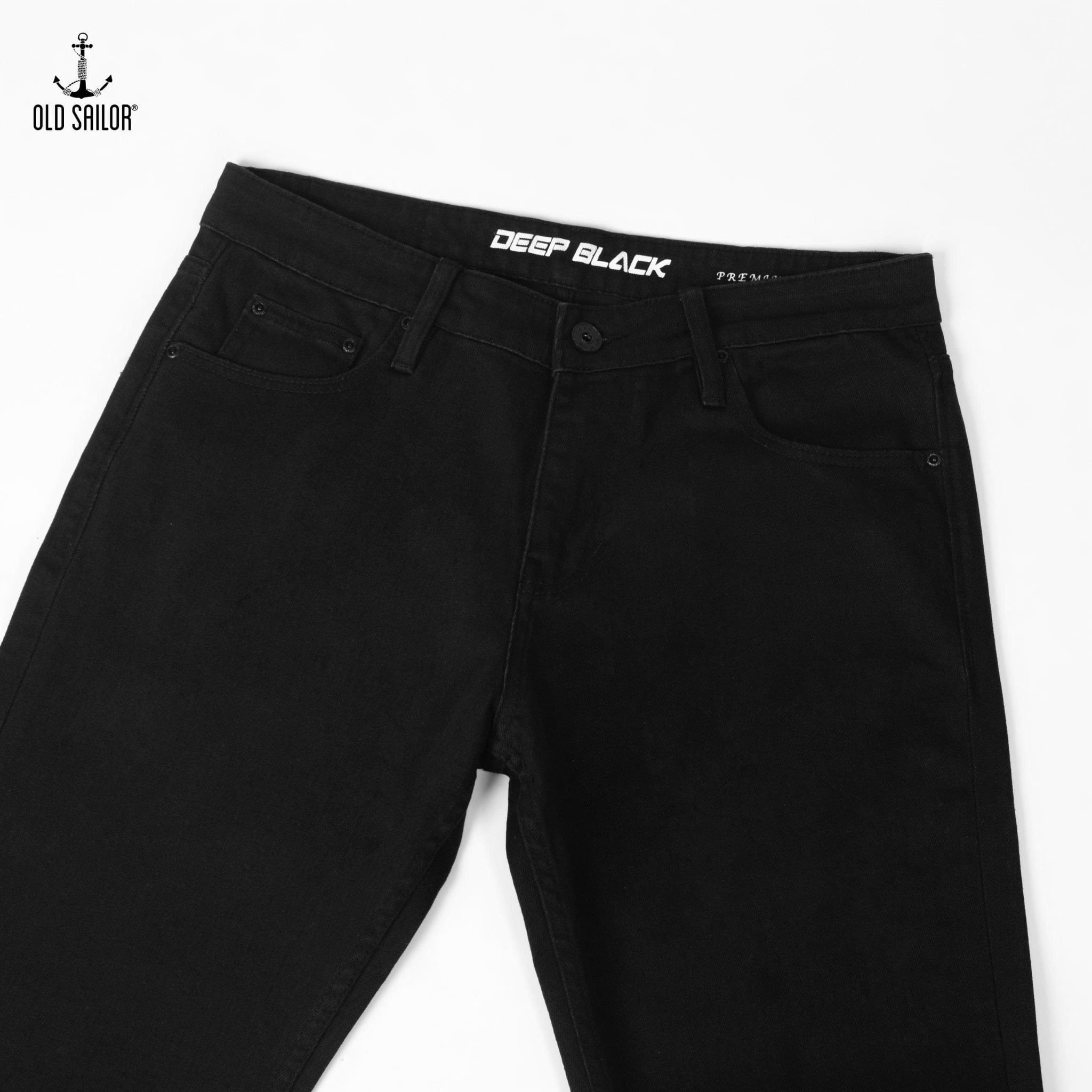  Quần Jeans Osl Aeroflex Deep-Black Slim Jeans - 7362 - Bigsize Upto 140KG 