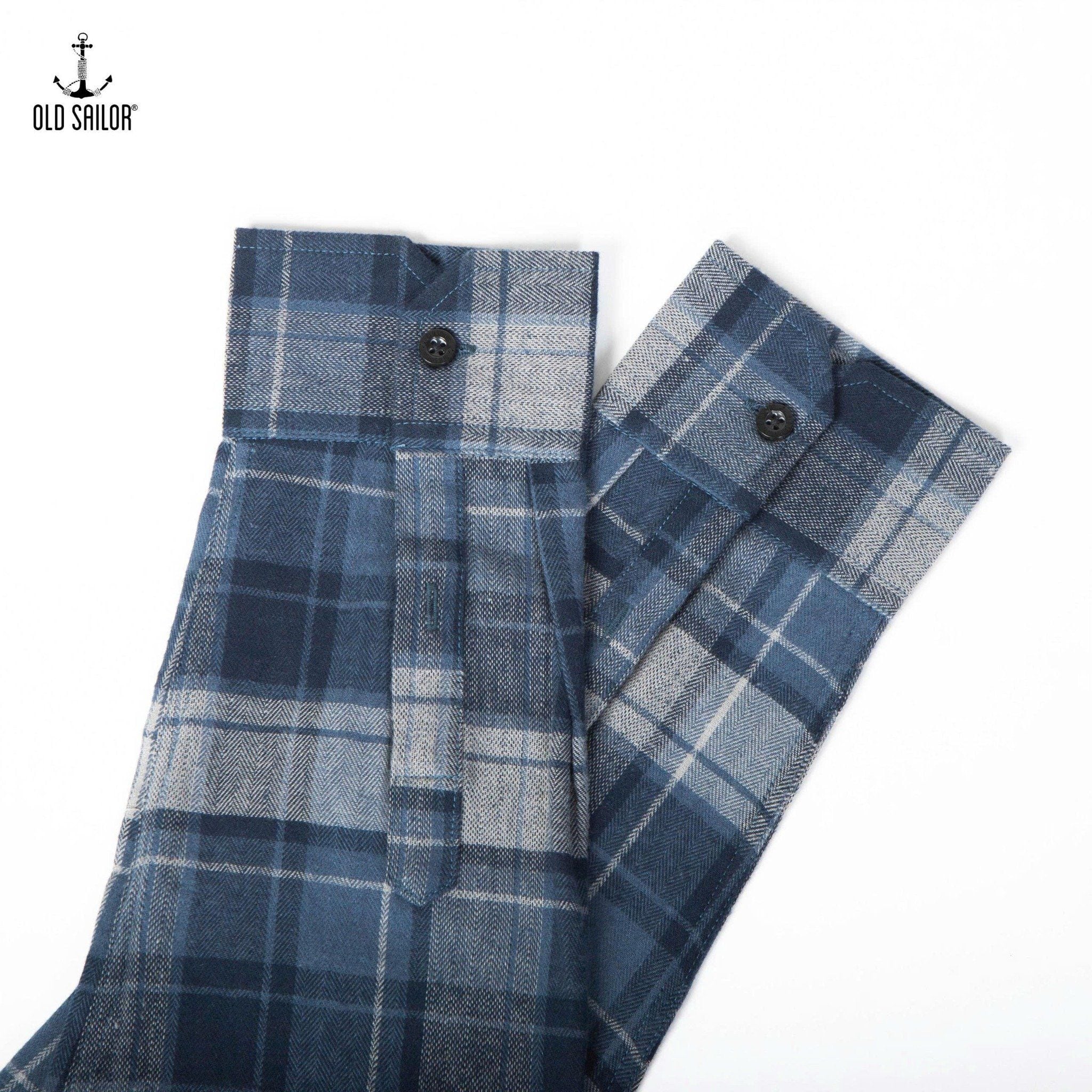  Áo Sơ Mi Osl Flannel Long Shirt - 88677 - Bigsize Upto 140KG 
