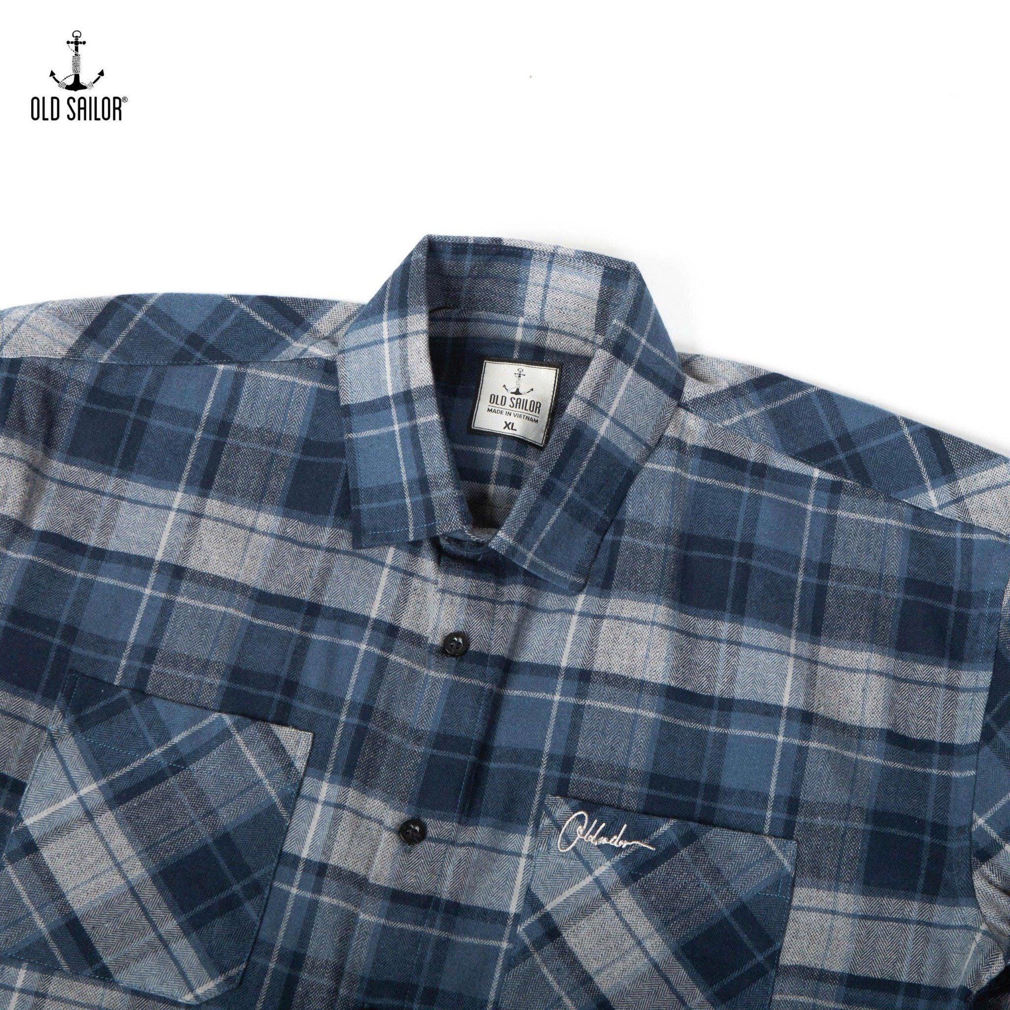  Áo Sơ Mi Osl Flannel Long Shirt - 88677 - Bigsize Upto 140KG 