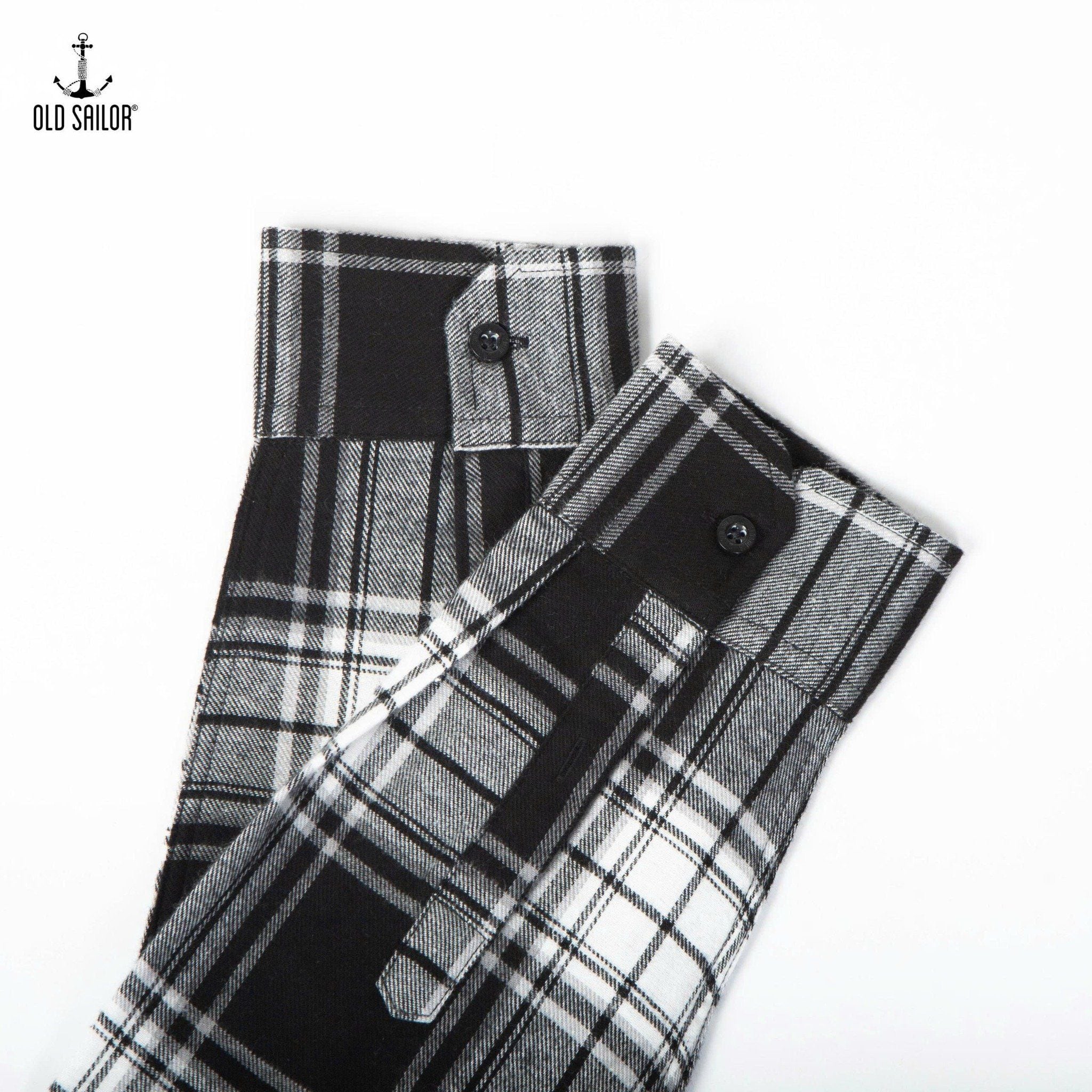  Áo Sơ Mi Osl Flannel Long Shirt - 88677 - Bigsize Upto 140KG 