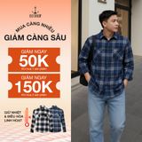  Áo Sơ Mi Osl Flannel Long Shirt - 88677 - Bigsize Upto 140KG 