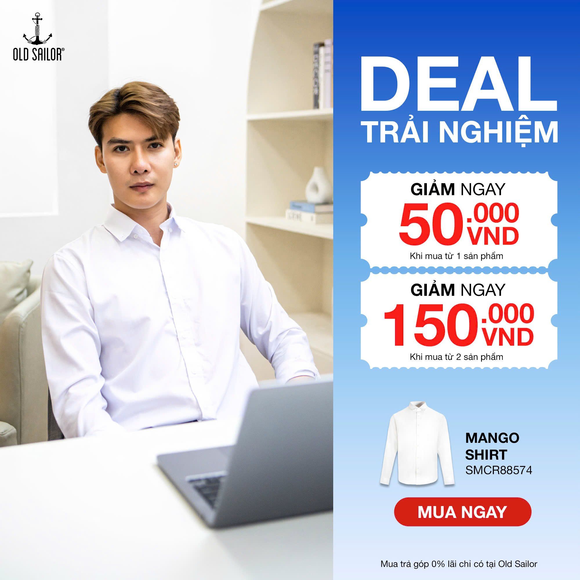  Áo Sơ Mi Nam Osl Mango Long Shirt - SMCR88574 - Bigsize Upto 140KG 