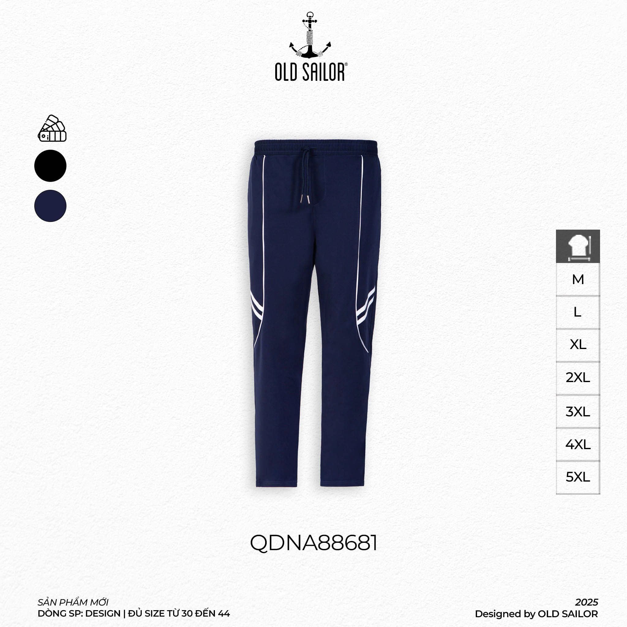  Quần Dài Osl Poly Striped Sweatpants - 88681 -  Bigsize Upto 140KG 