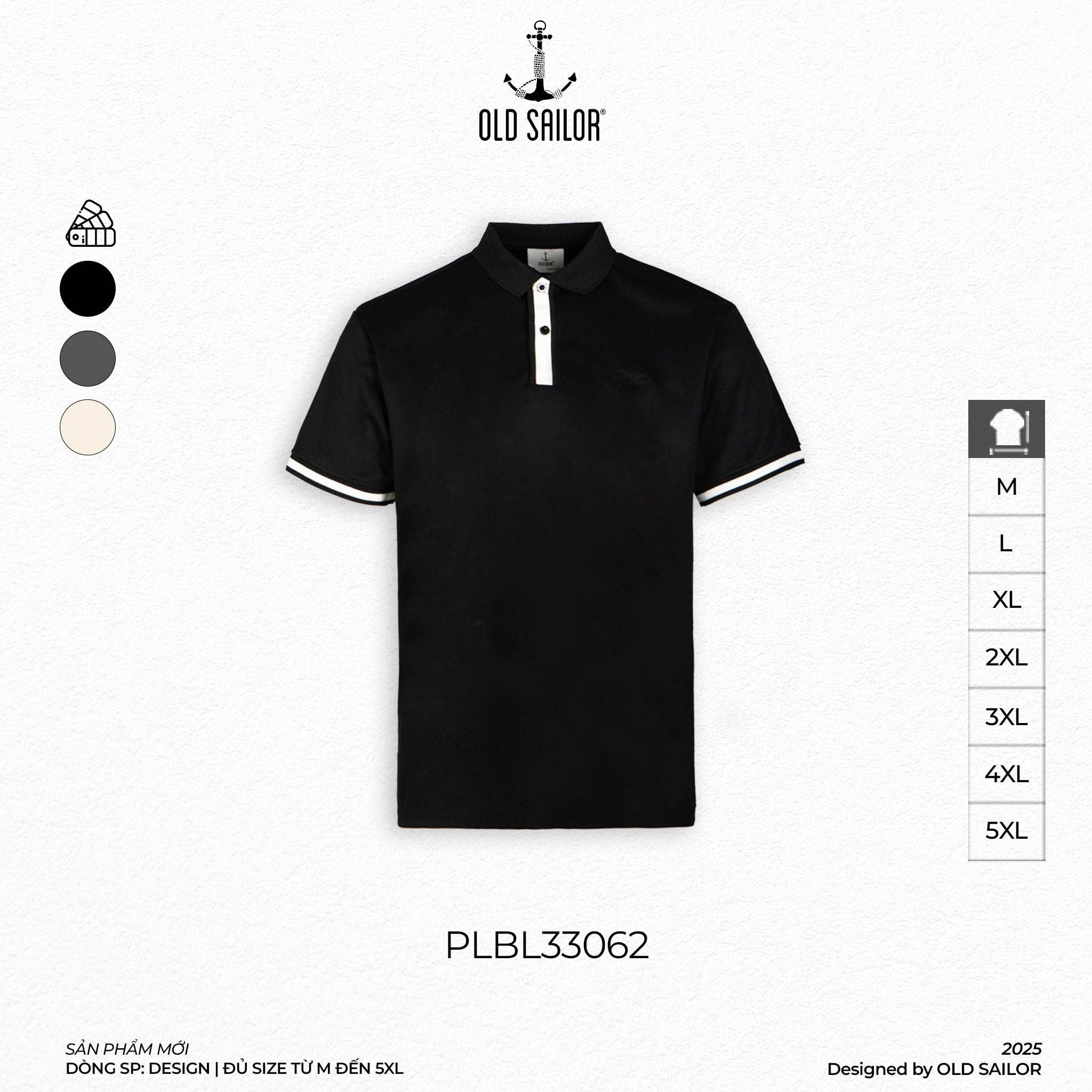  Áo Osl Eline Polo - 33062 - Bigsize Upto 140KG 