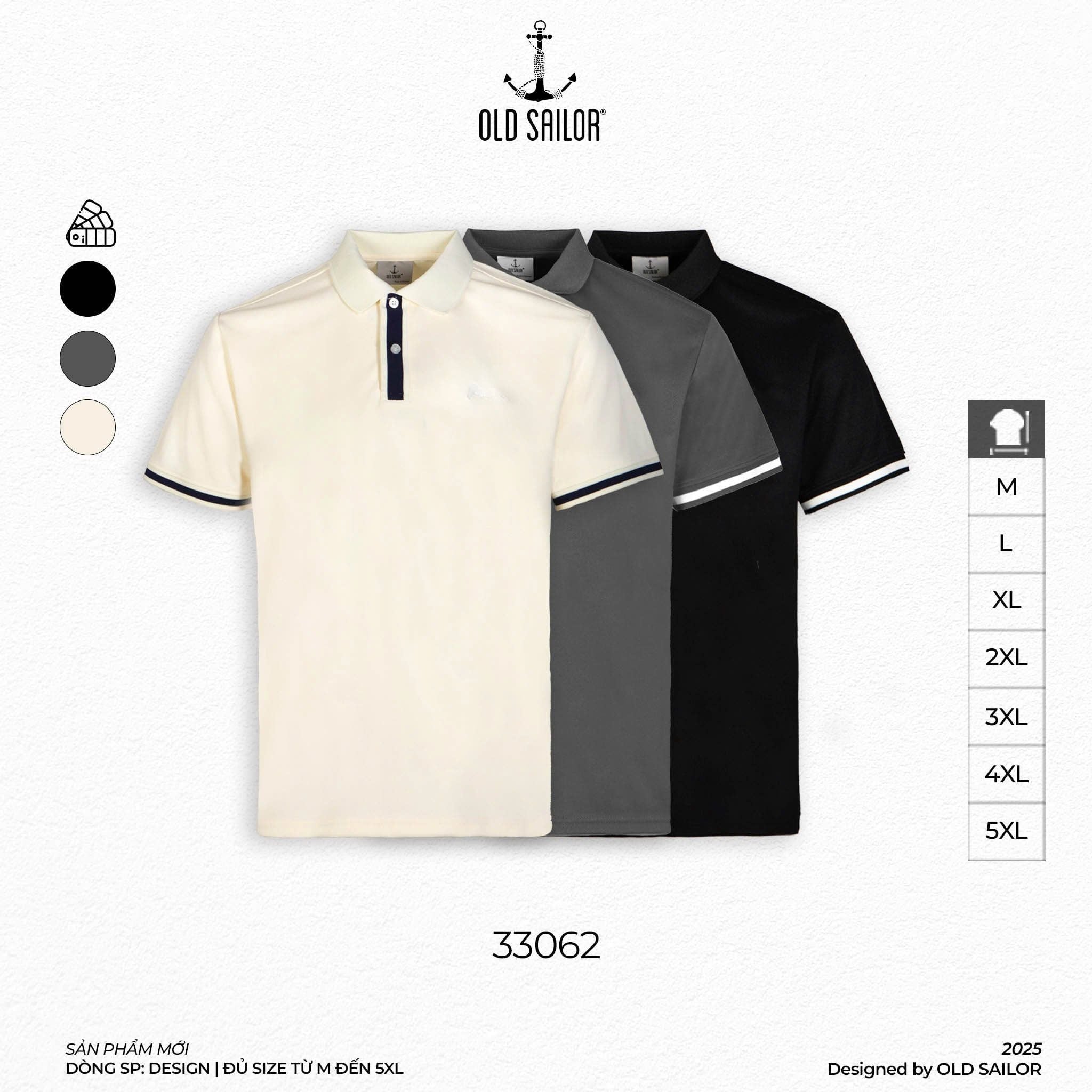  Áo Osl Eline Polo - 33062 - Bigsize Upto 140KG 