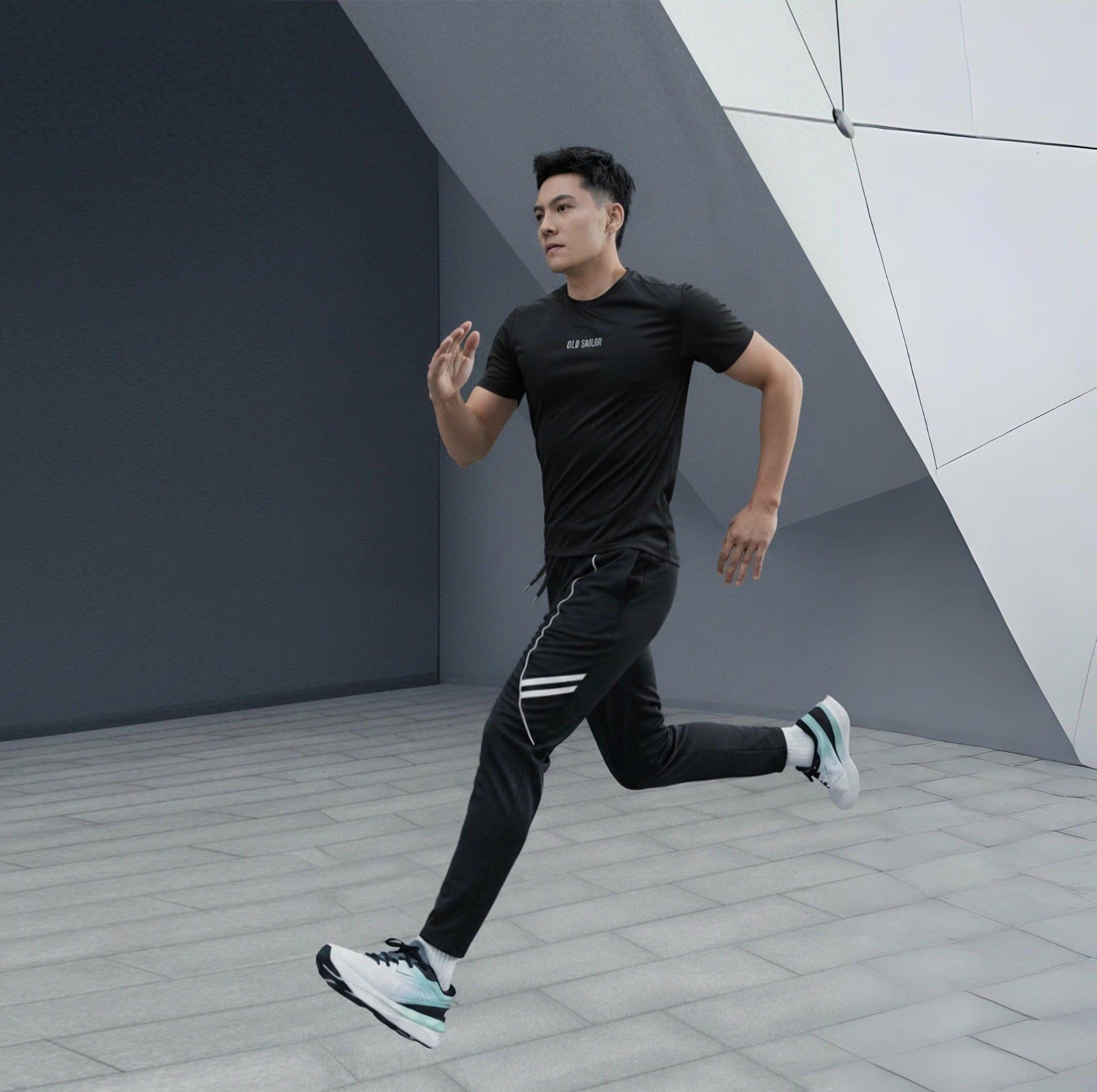  Quần Dài Osl Poly Striped Sweatpants - 88681 -  Bigsize Upto 140KG 