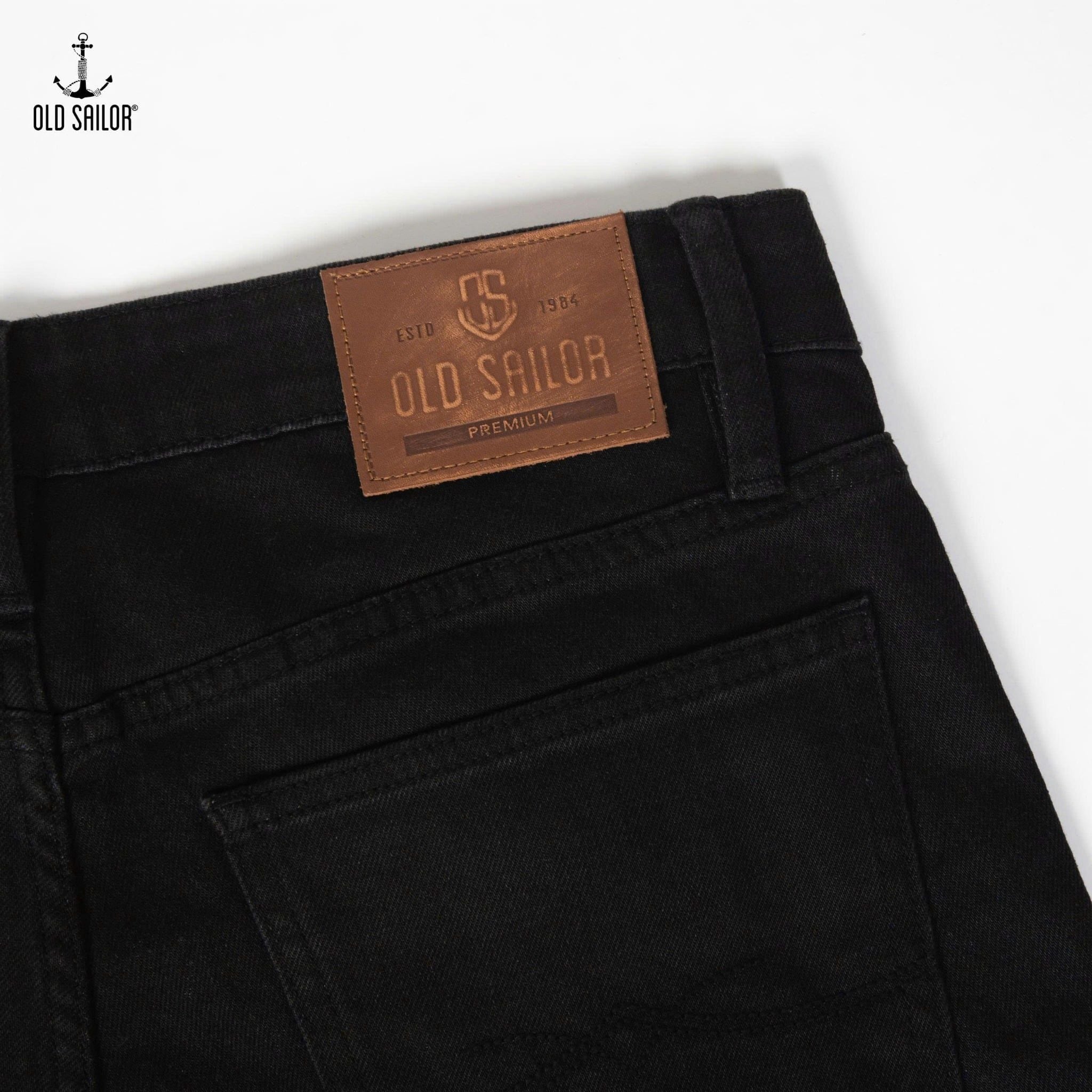  Quần Jeans Osl Super Strech Deep Black Premium Jeans - From 95cm - 7384 - Bigsize Upto 140KG 