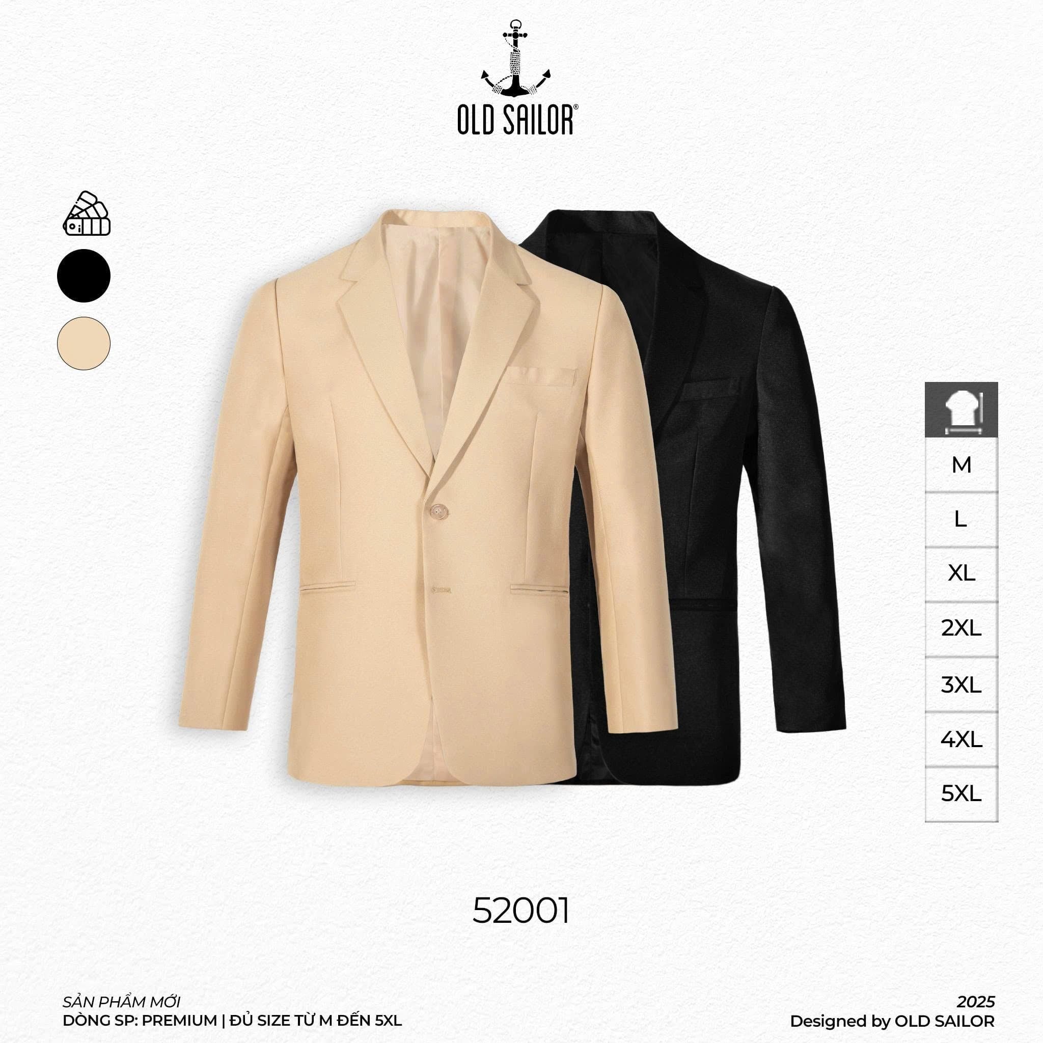  Áo Blazer Nam Premium OLD SAILOR – 52001 