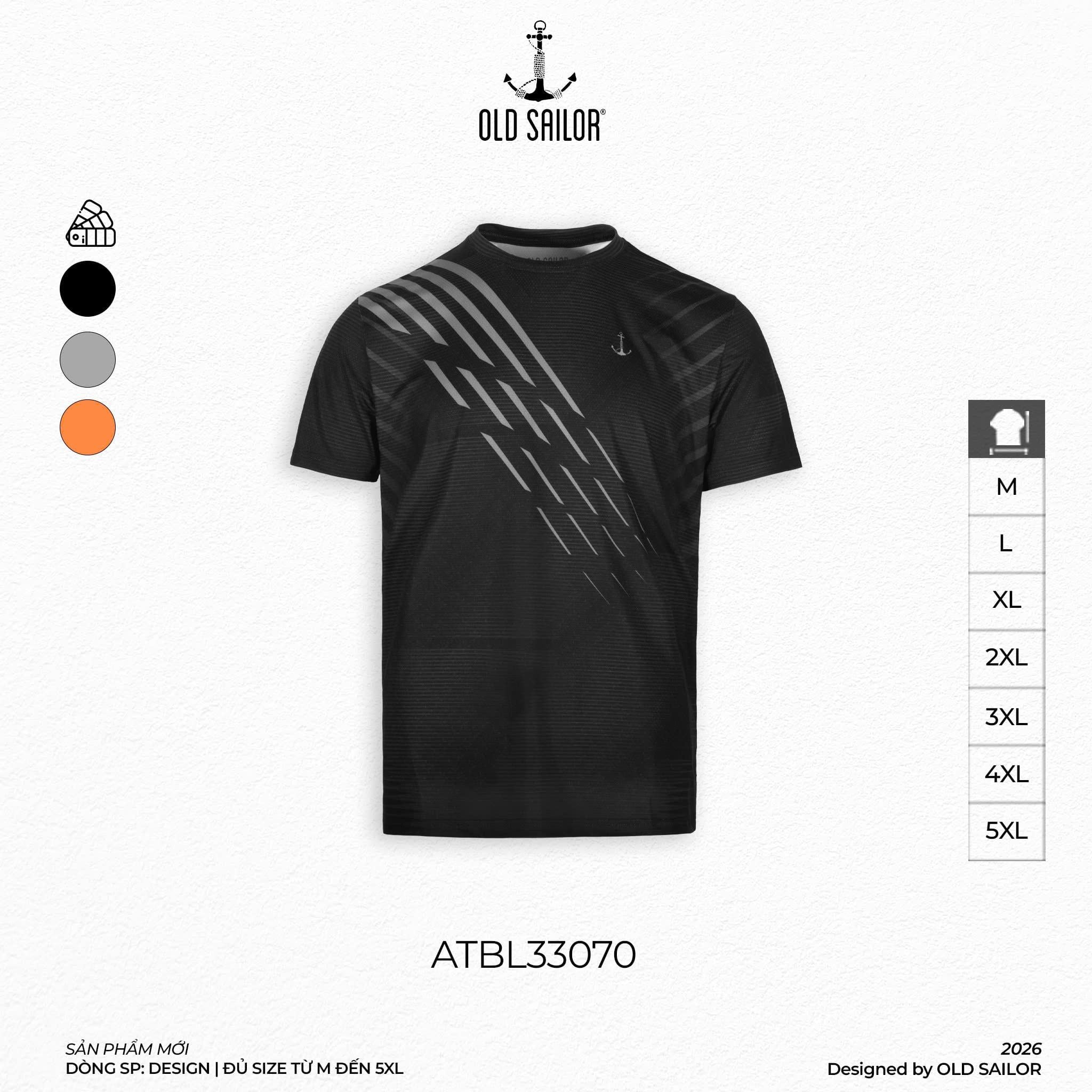  Áo Thun Osl Active Geometric Tee - 33070 - Bigsize Upto 5XL 