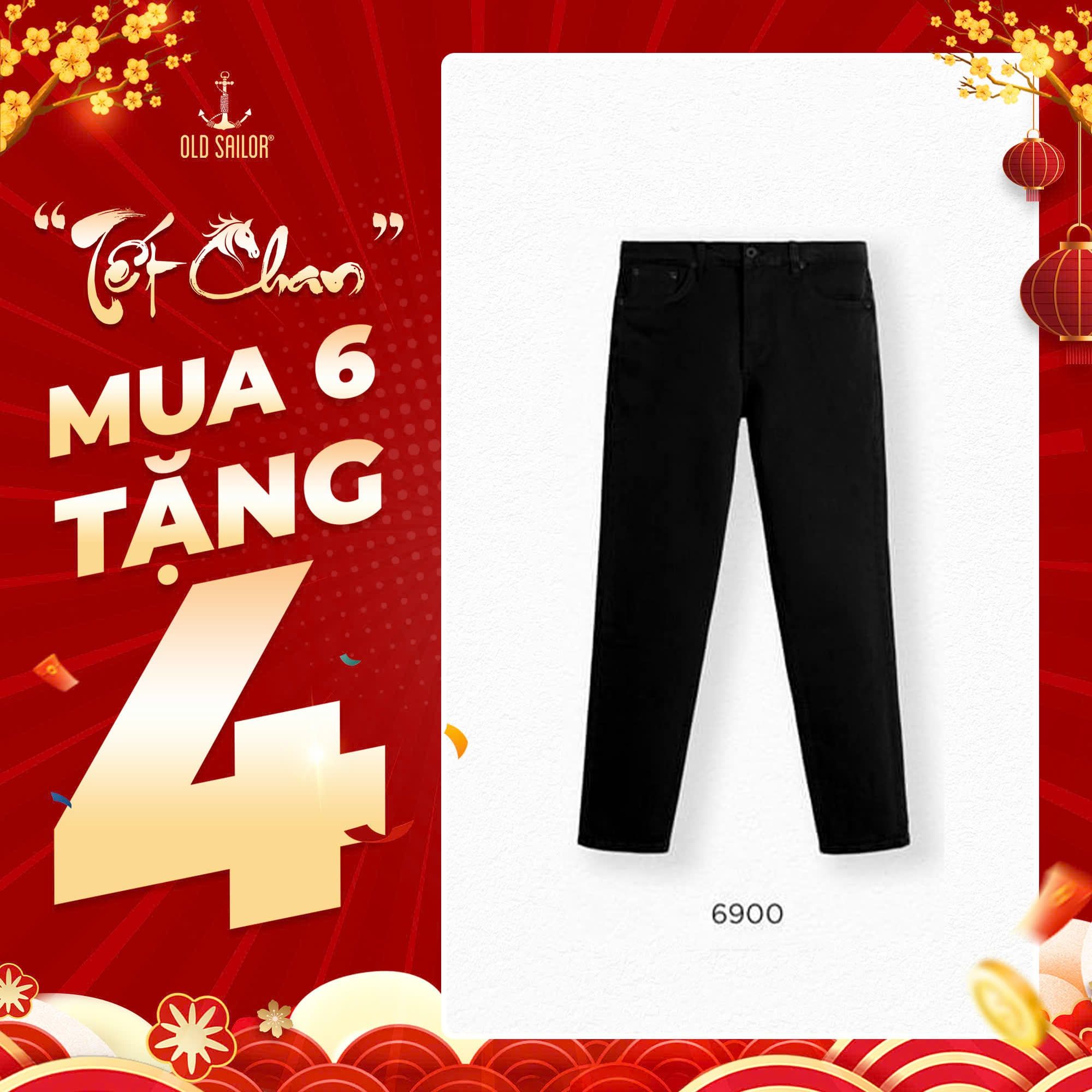  Quần Jeans Deep Black Old Sailor - 6900 - Big size upto 44 