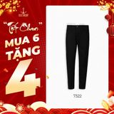  Quần Iron Deep Black Premium Jeans - Form Carrot - 7322 
