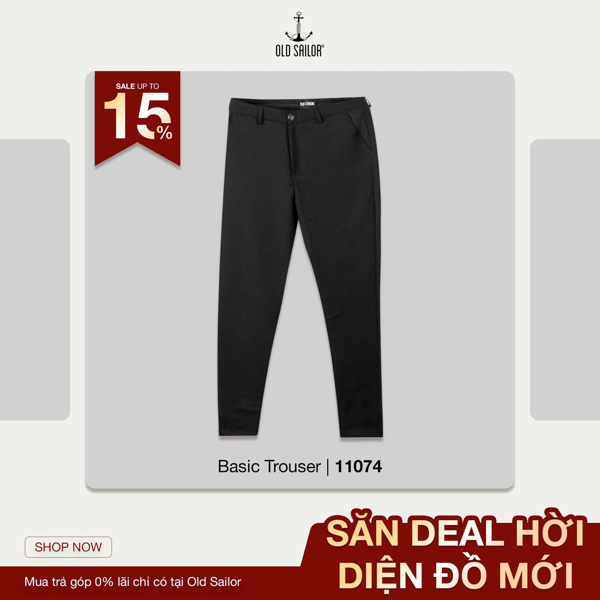  Quần Tây Basic Old Sailor - QTXD11074 - Big size upto 42 - KM50 