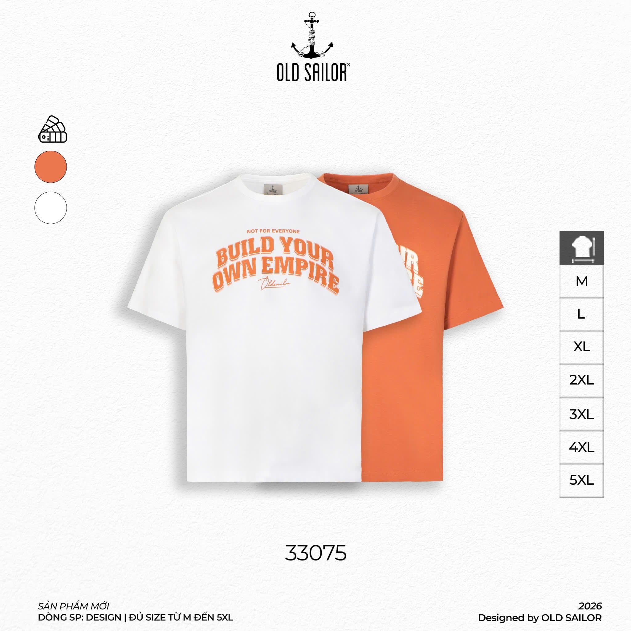  Áo Thun Nam Old Sailor Build Your Own Empire - 33075 