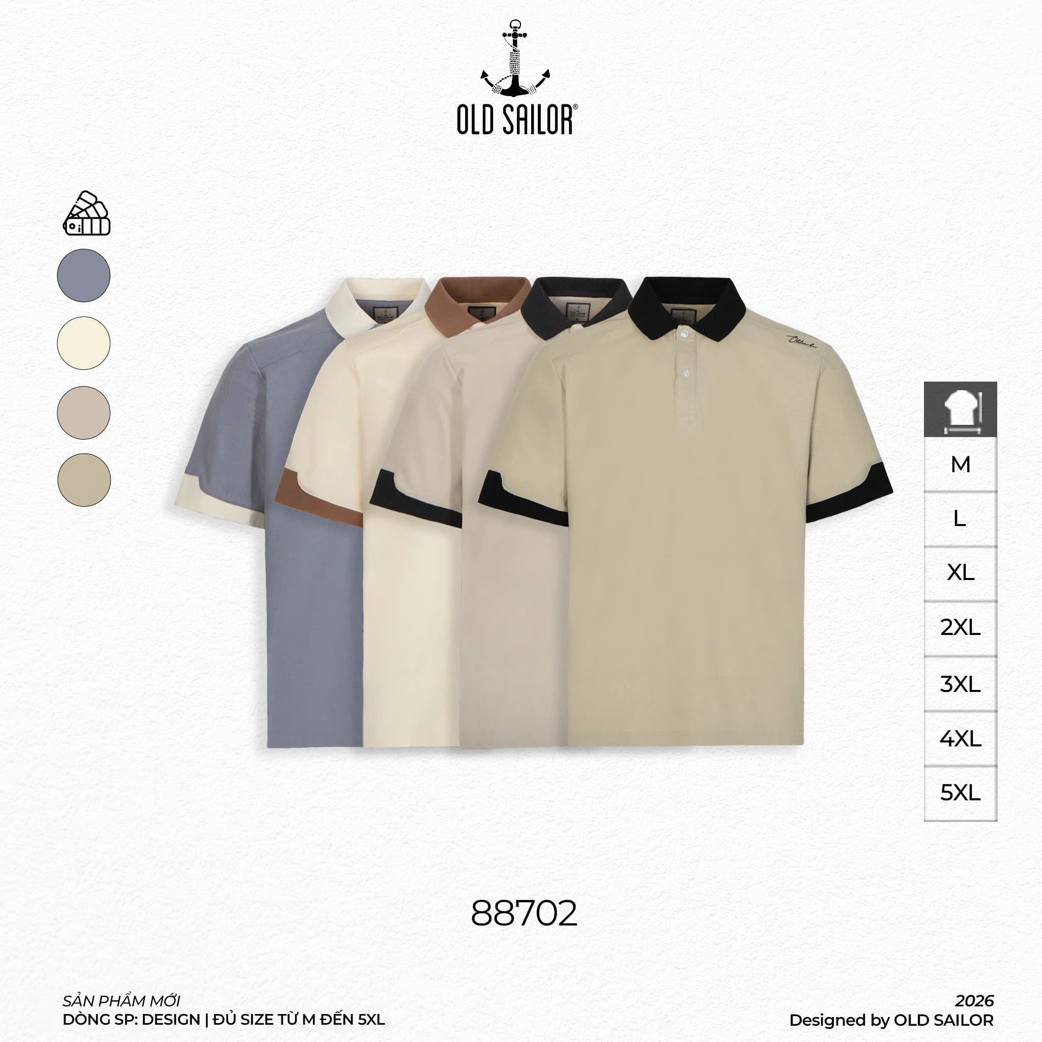  Áo Polo Aaron 88702 – Relax, Trẻ Trung, Năng Động 
