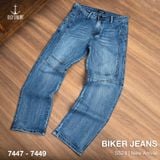  Quần Jeans Biker 7449 – Straight, Cao Cấp, Trẻ Trung 