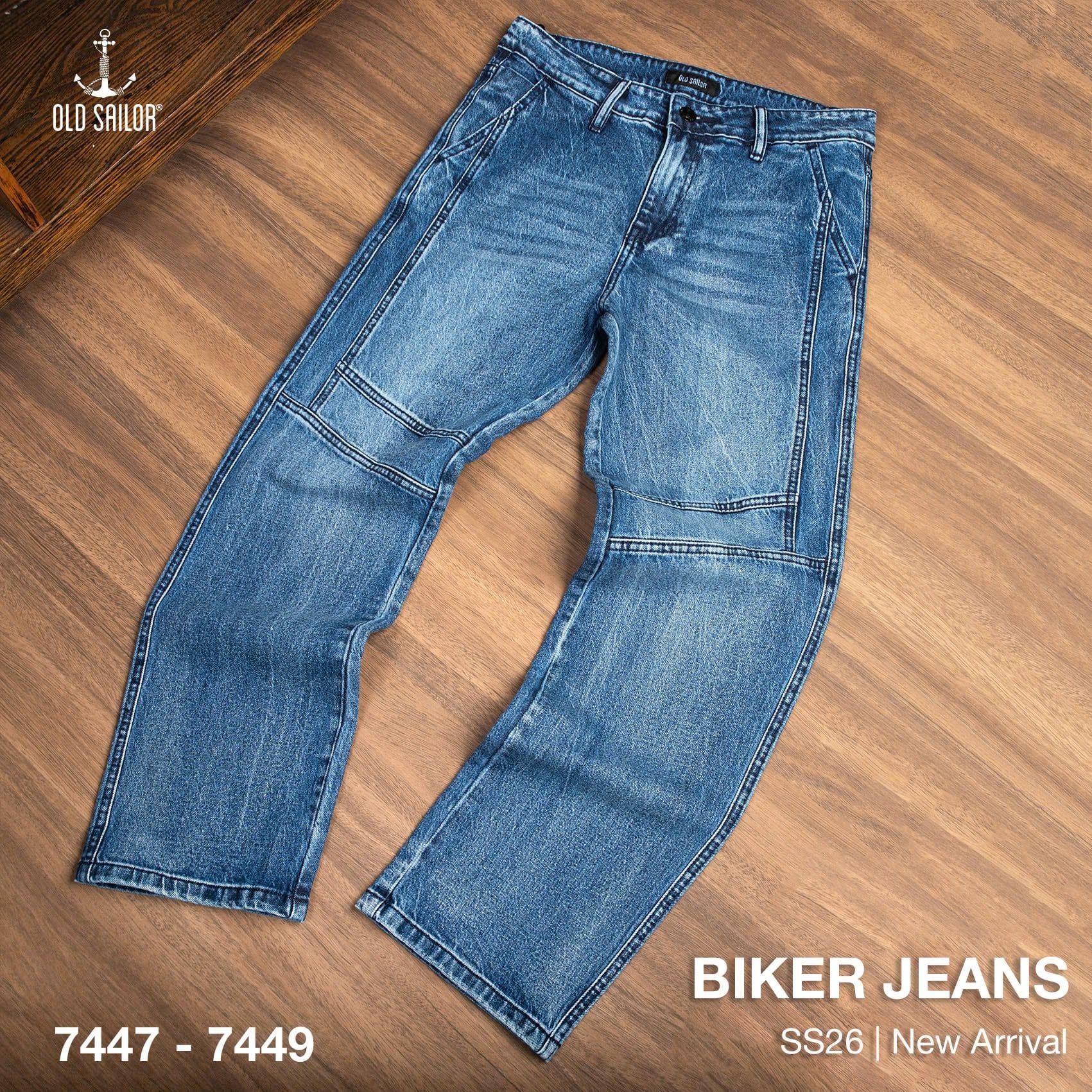  Quần Jeans Biker 7449 – Straight, Cao Cấp, Trẻ Trung 