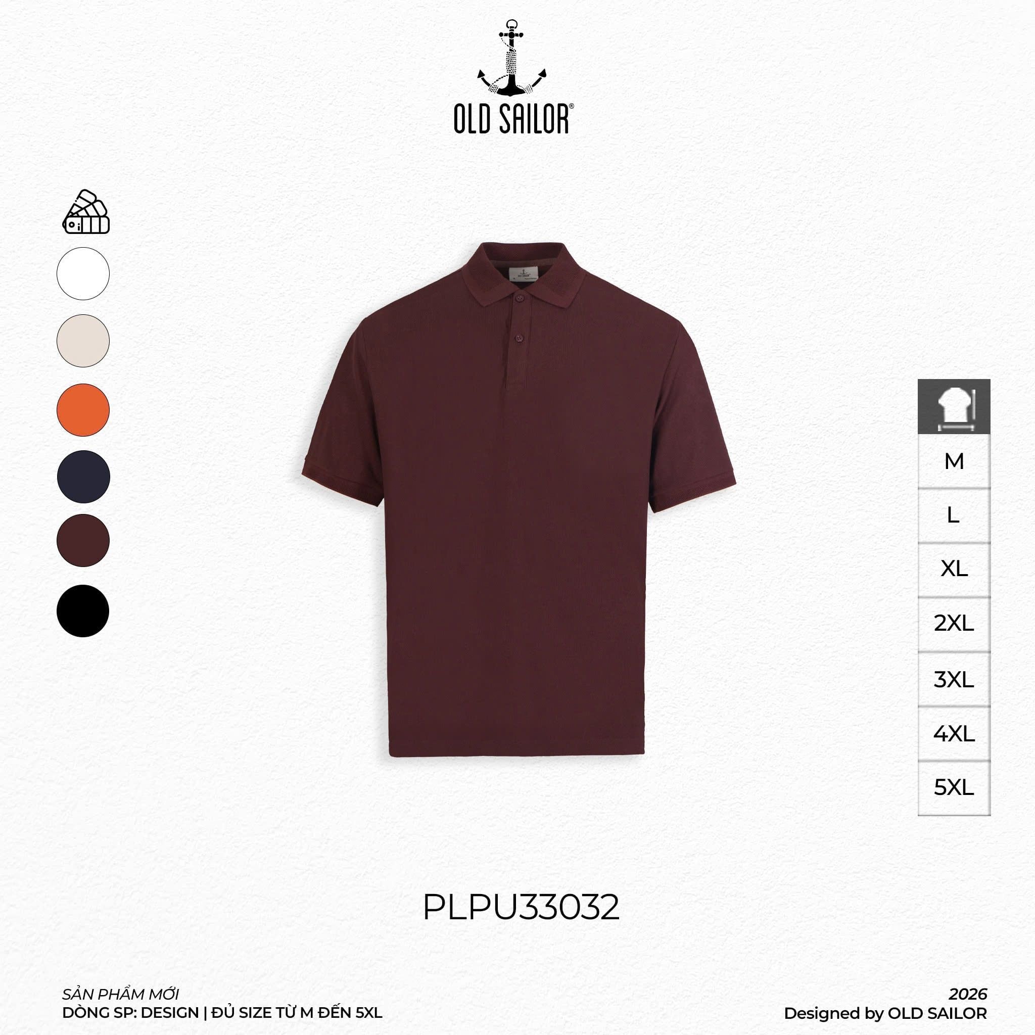  Áo Polo Nam 33032 – Form Relax Thoáng Mát, Êm Nhẹ Dễ Phối 