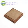 Đôn bệt vuông Nekio phong cách Tatami Nhật Bản 50x50x10cm mặt da 