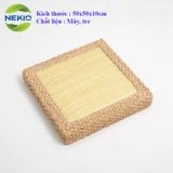  Đôn bệt vuông Nekio phong cách Tatami Nhật Bản 50x50x10cm 
