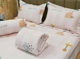  Bộ chăn ga Modal Ngôi Nhà Cam 