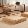  Đôn bệt vuông Nekio phong cách Tatami Nhật Bản 50x50x10cm 