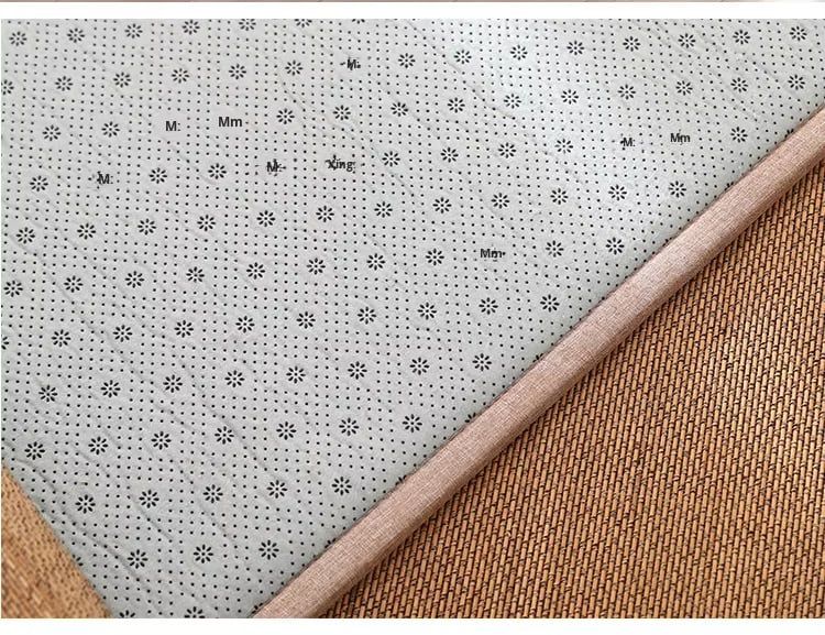  Thảm Chiếu Nekio màu kem phong cách Tatami Nhật Bản 