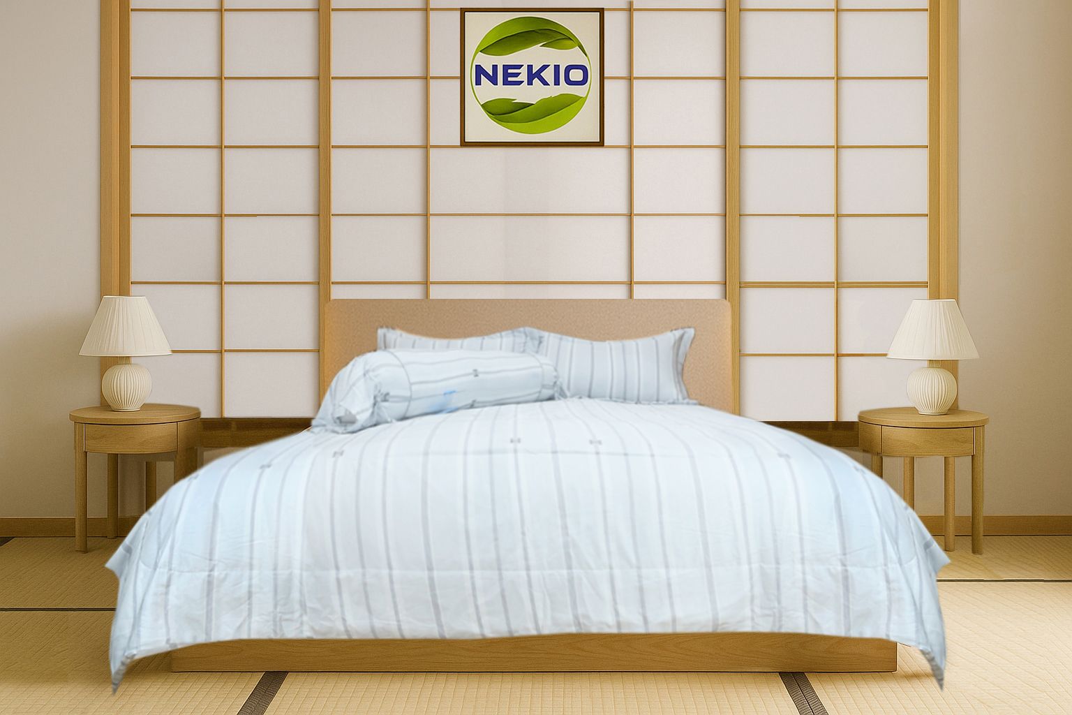  Bộ chăn ga Modal Ghi Xám 