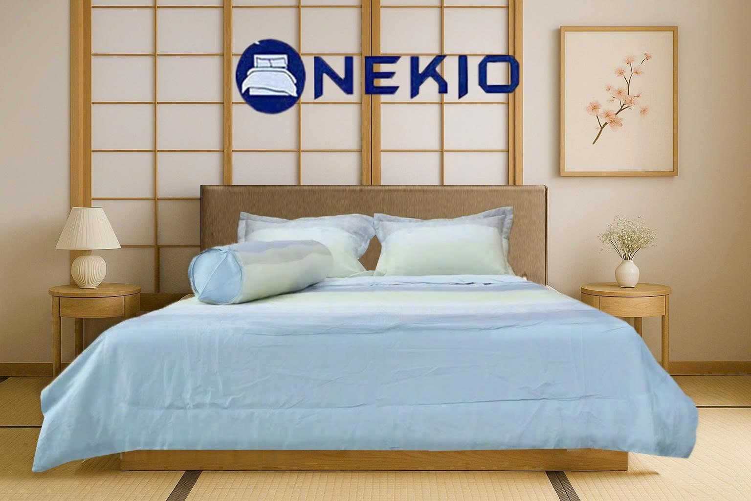  Bộ chăn ga Modal Kẻ Xanh 