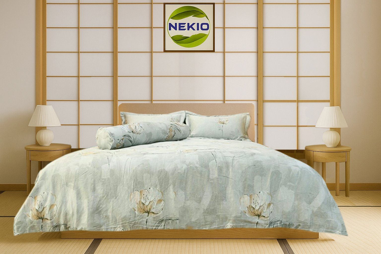  Bộ chăn ga ProTencel hoa Cát Tường 