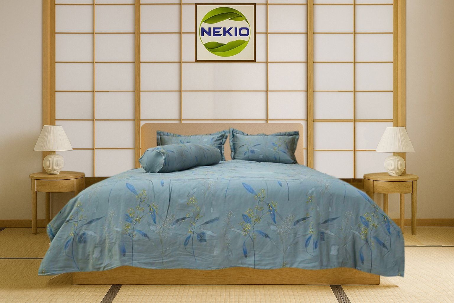  Bộ chăn ga Protencel hoa Khuynh Diệp 