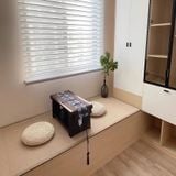  Thảm Chiếu Nekio màu kem phong cách Tatami Nhật Bản 