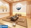  Thảm Chiếu Trúc Nekio màu nâu phong cách Tatami Nhật Bản 