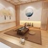  Thảm Chiếu Nekio màu nâu phong cách Tatami Nhật Bản 