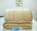  Chăn lông cừu Nekio Nhật Bản Vàng Be 
