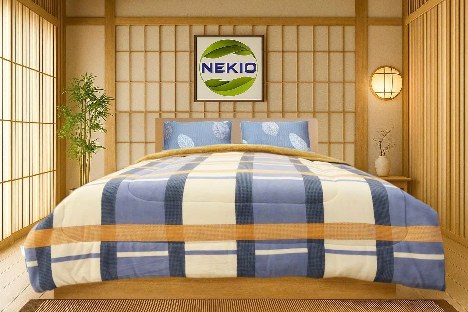  Chăn lông cừu Kẻ Hoa 