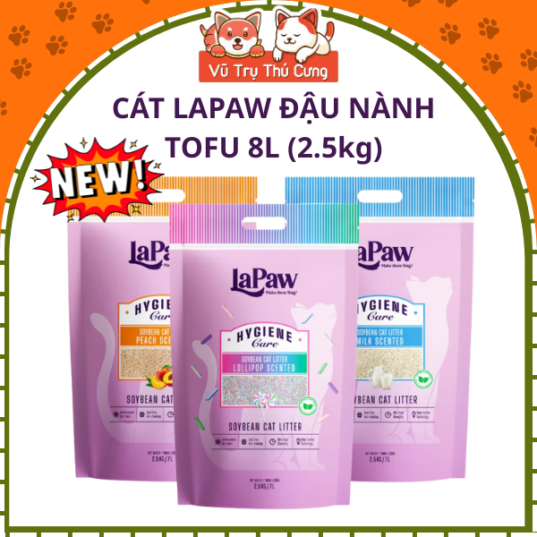 Cát Đậu Nành LaPaw Cho Mèo Phiên Bản Đặc Biệt 2.5Kg