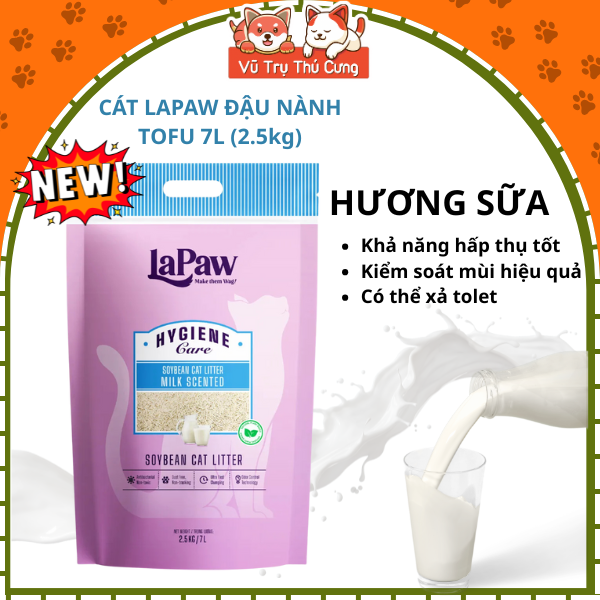 Cát Đậu Nành LaPaw Cho Mèo Phiên Bản Đặc Biệt 2.5Kg