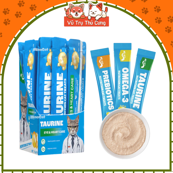 HỘP 50 THANH Súp Thưởng Cho Mèo Mượt Lông, Hỗ Trợ Tiêu Hóa Mr.Vet