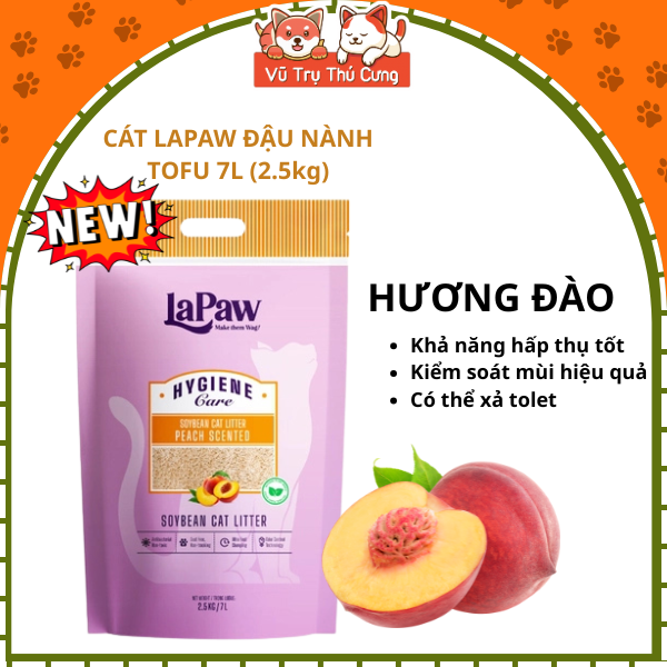 Cát Đậu Nành LaPaw Cho Mèo Phiên Bản Đặc Biệt 2.5Kg