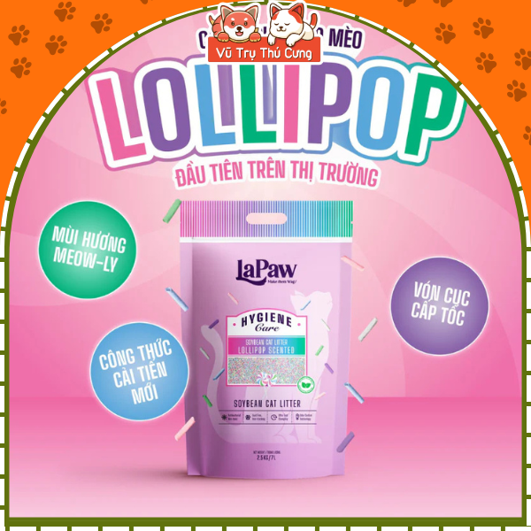 Cát Đậu Nành LaPaw Cho Mèo Phiên Bản Đặc Biệt 2.5Kg