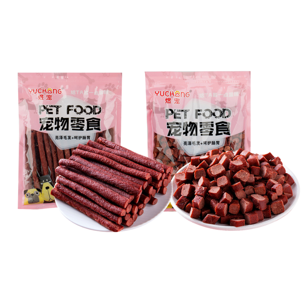 Snack thịt bò que, viên bò cho Chó Yuchang 500g