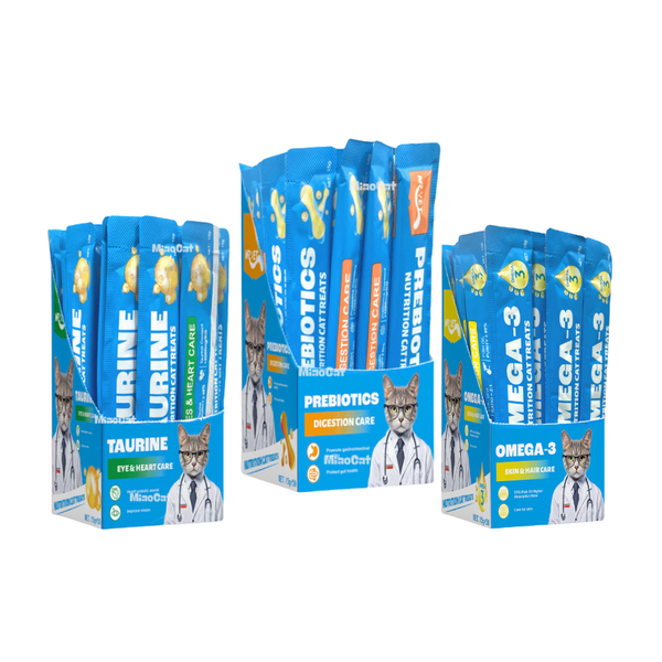 HỘP 50 THANH Súp Thưởng Cho Mèo Mượt Lông, Hỗ Trợ Tiêu Hóa Mr.Vet